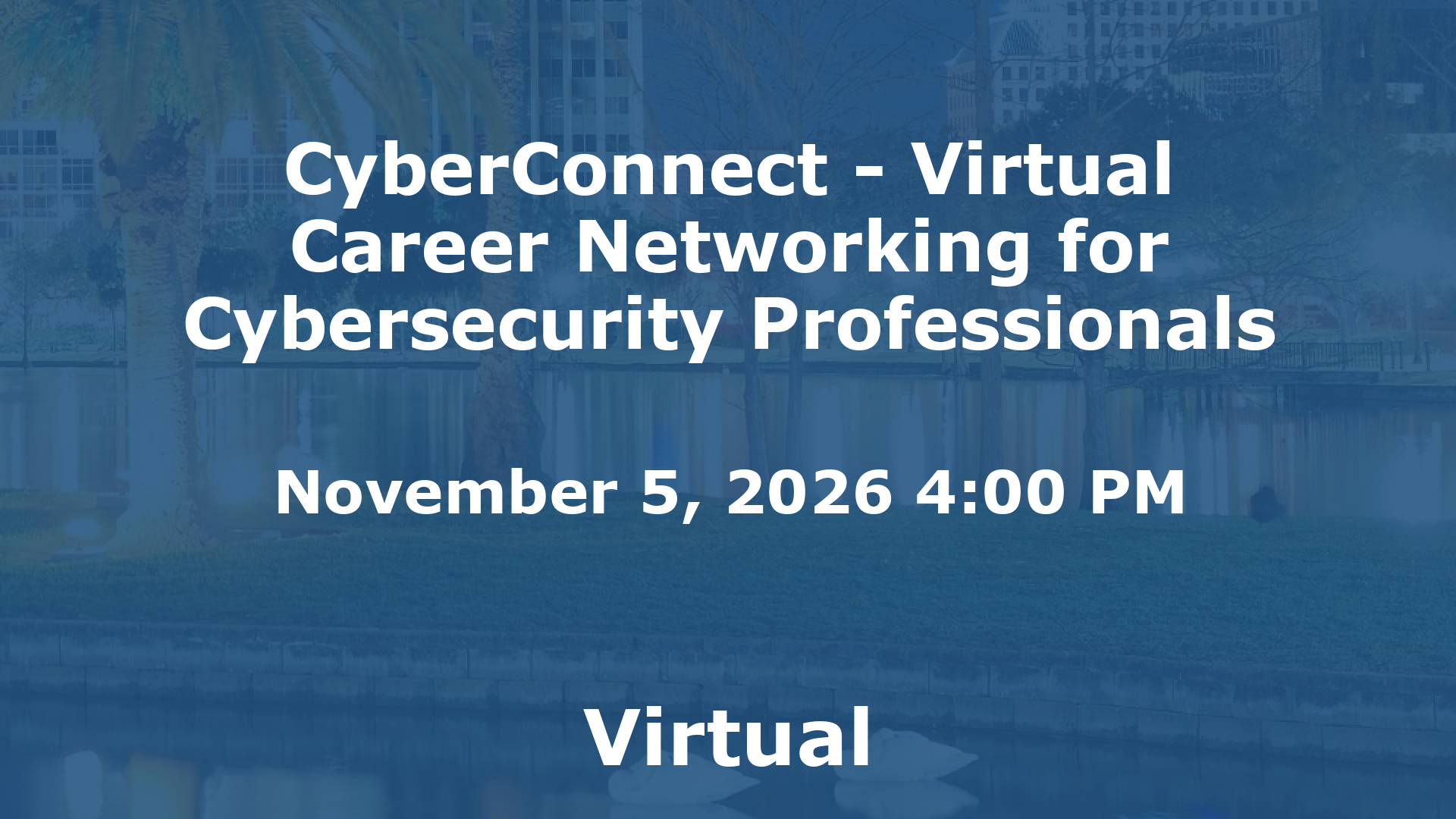 CyberConnect - Virtual Career Networking for Cybersecurity Professionals event image